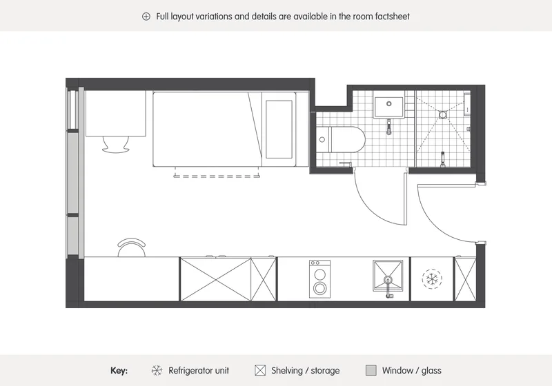 iglu South Yarra Single Studio Apartment
