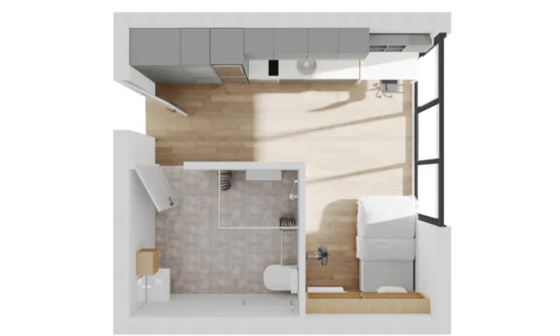 UniLodge Royal Melbourne Studio Accessible
