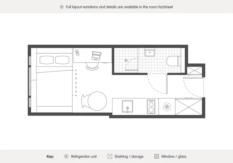 iglu Melbourne Central Premium Studio Apartment