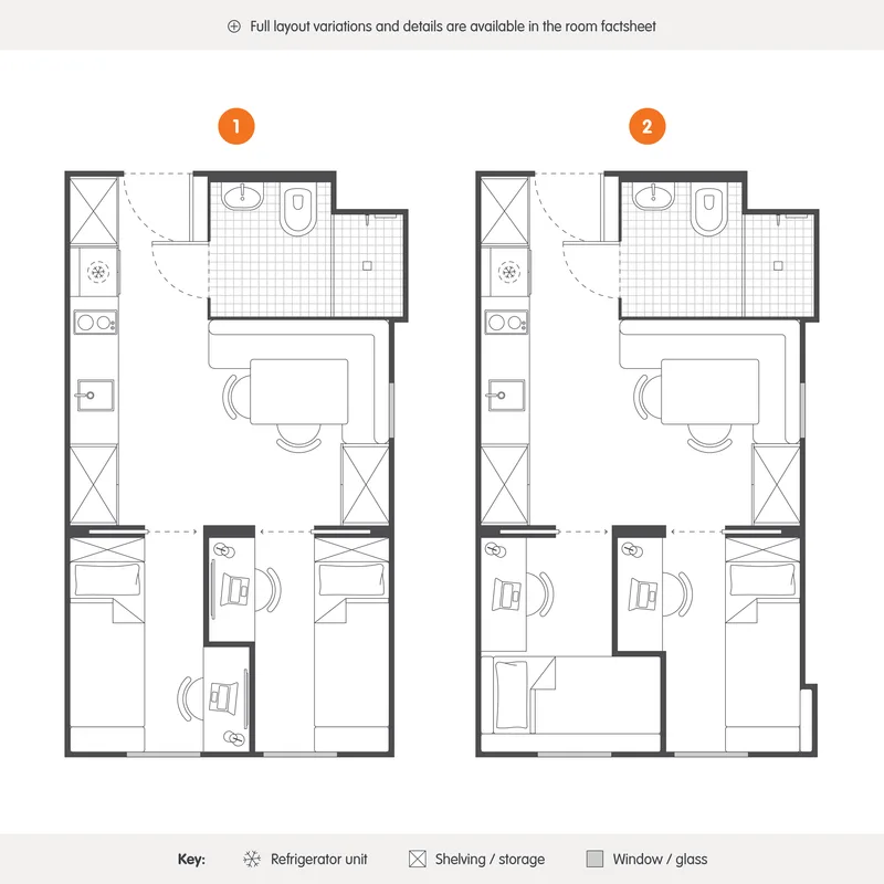 Iglu Flagstaff Gardens Single Bedroom – 2 Share Apt