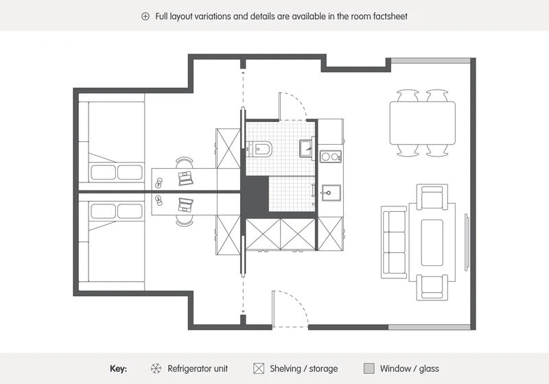 Iglu Flagstaff Gardens Premium Single Bedroom – 2 Share