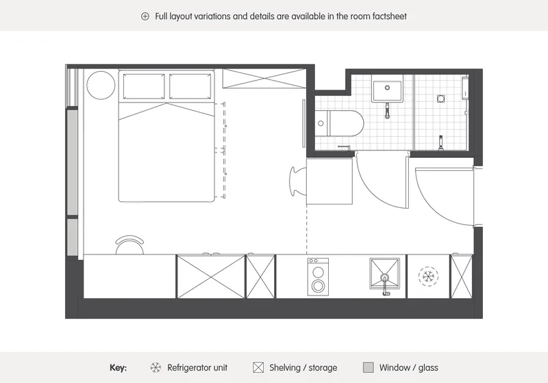 iglu South Yarra Standard Studio Apartment